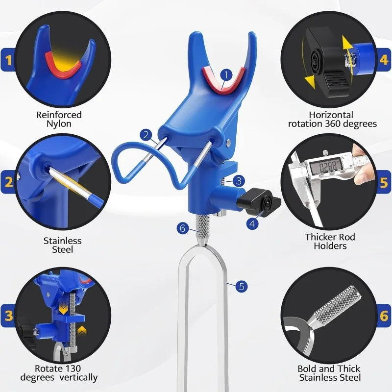 360° Adjustable Fishing Rod Holder